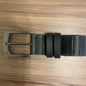 Travis Matthews Jinx Black Leather Belt